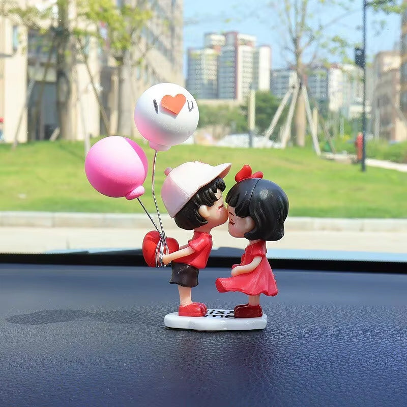 Adorable Couple Car Dashboard Ornaments