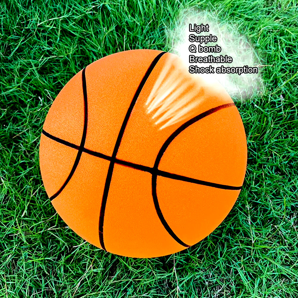 Bouncing Mute Ball - Silent Soft Foam Basketball for Indoor Fun