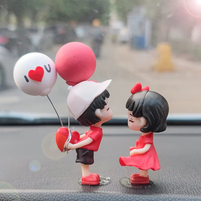 Adorable Couple Car Dashboard Ornaments