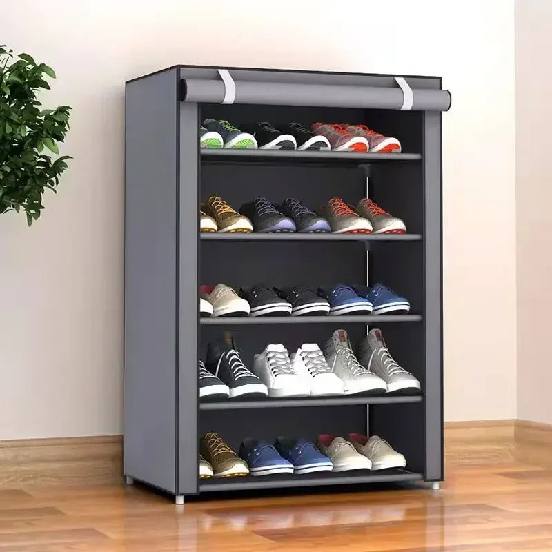 Multilayer Dustproof Shoe Cabinet – Space-Saving Shoe Organizer