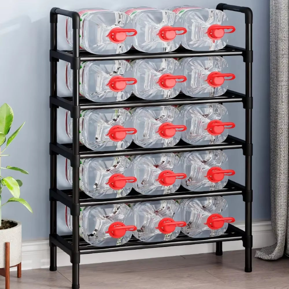 Multilayer Metal Shoe Rack – Space-Saving Organizer for Shoes & Plants