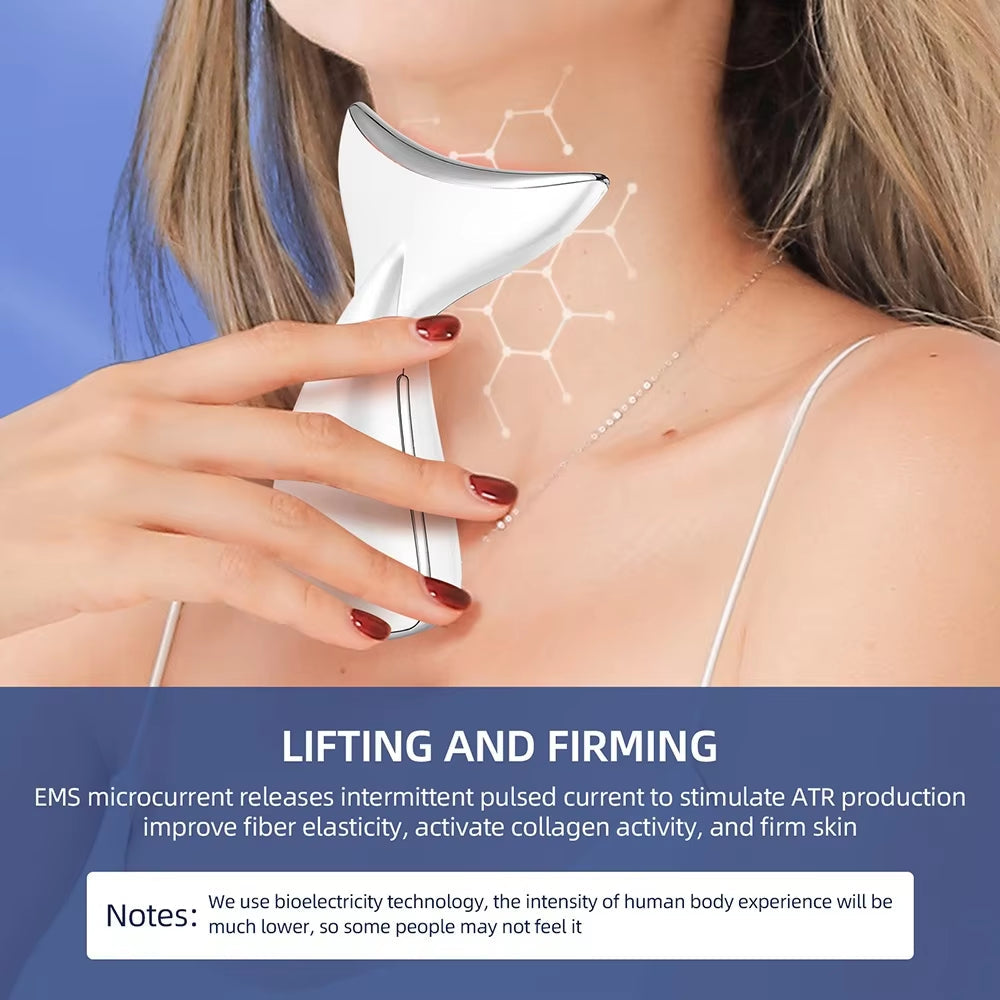 EMS V-Face Slimmer & Neck Massager - Anti-Wrinkle Skin Tightening Beauty Device