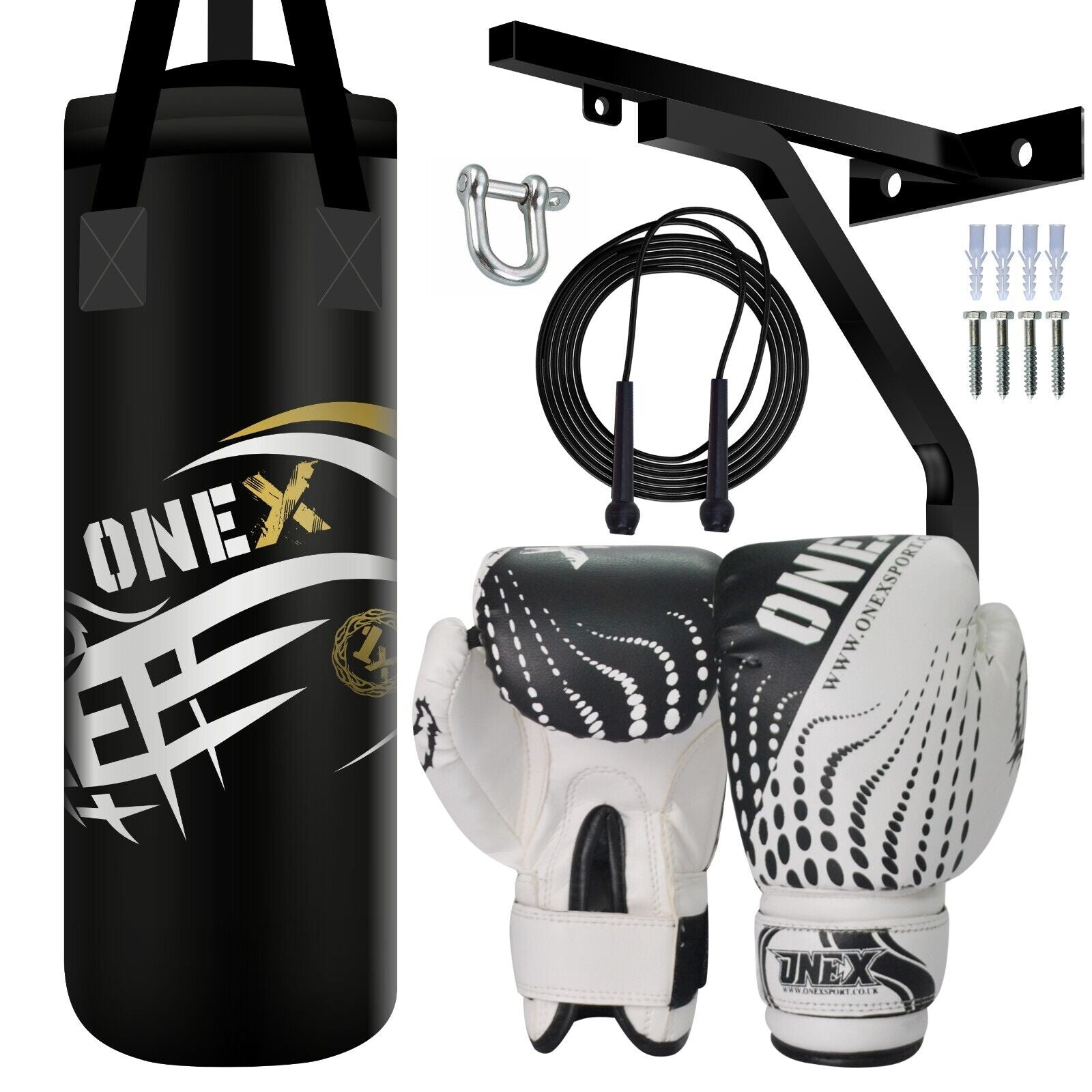 2FT Kids Punch Bag & Boxing Gloves Set - Junior Training for MMA, Kickboxing & Exercise