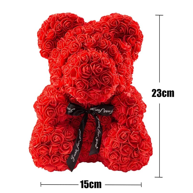 Rose Teddy Bear – Romantic Gift for Valentine's, Birthdays & Weddings