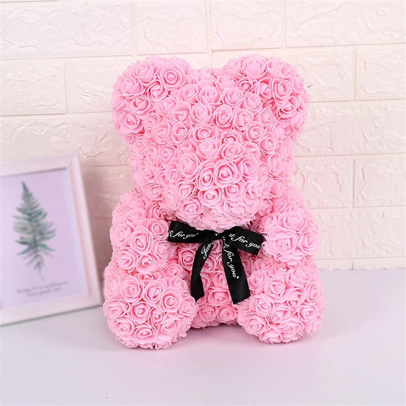 Rose Teddy Bear – Romantic Gift for Valentine's, Birthdays & Weddings