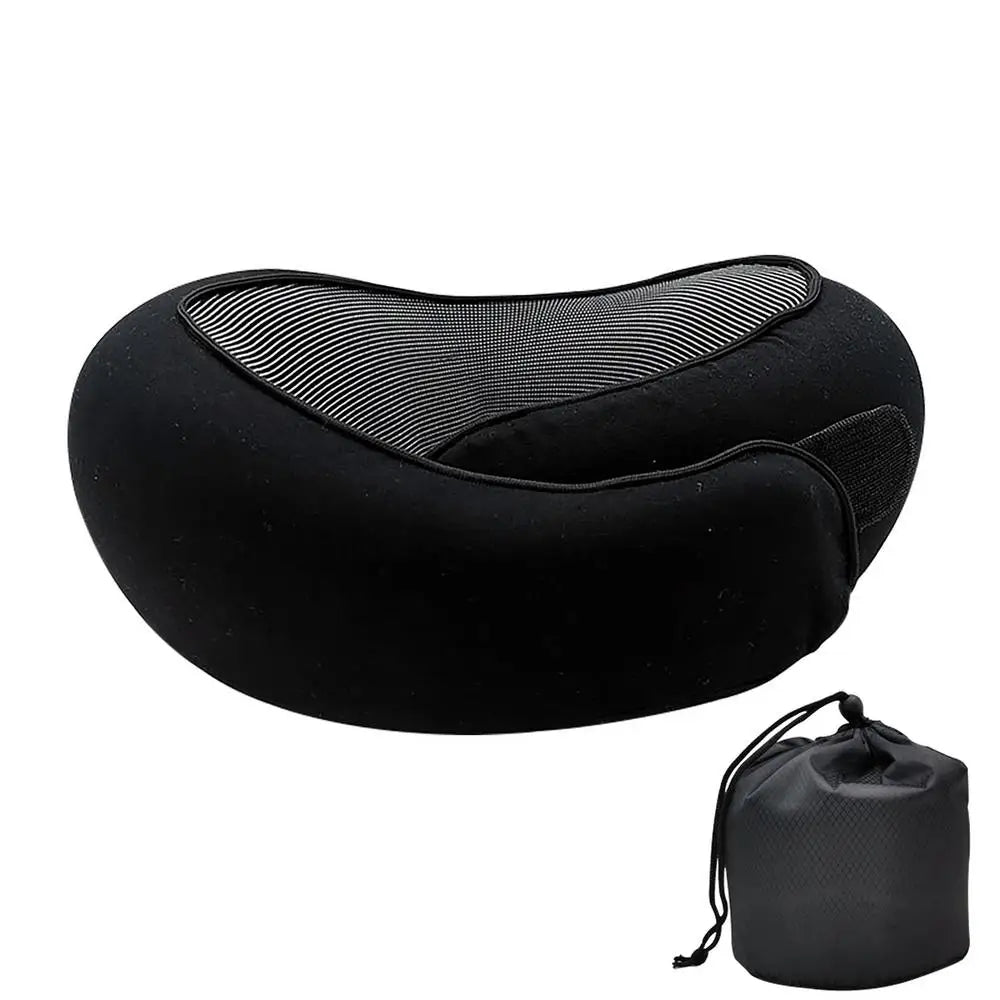 Memory Foam Travel Neck Pillow – U-Shaped Comfort & Support