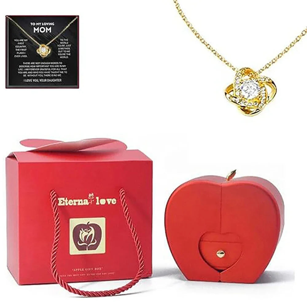 Luxury Necklace Gift Box – Eternal Rose Jewelry Case