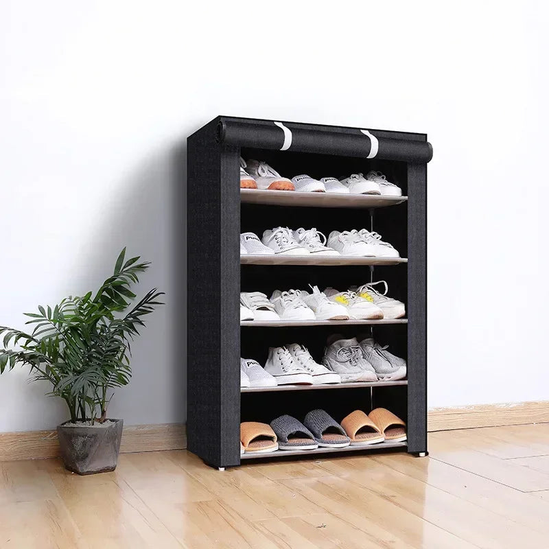 Multilayer Dustproof Shoe Cabinet – Space-Saving Shoe Organizer