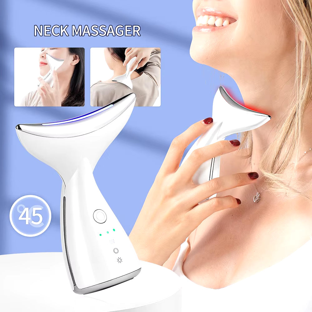 EMS V-Face Slimmer & Neck Massager - Anti-Wrinkle Skin Tightening Beauty Device