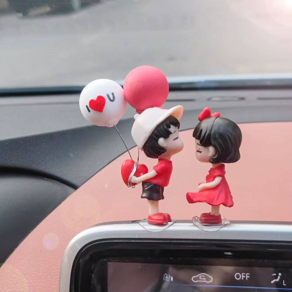 Adorable Couple Car Dashboard Ornaments