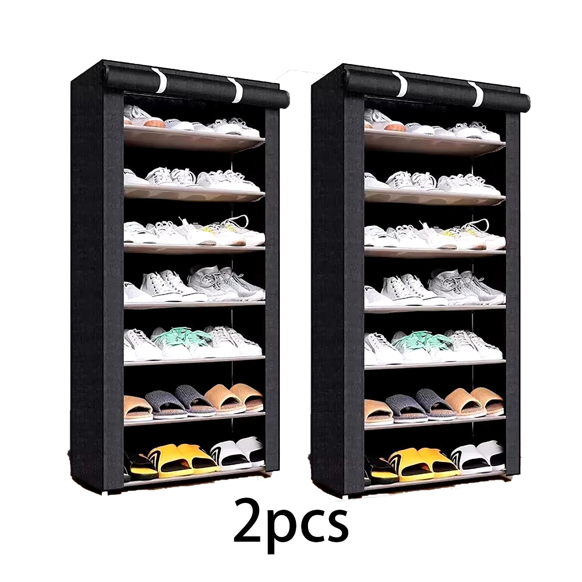 Multilayer Dustproof Shoe Cabinet – Space-Saving Shoe Organizer