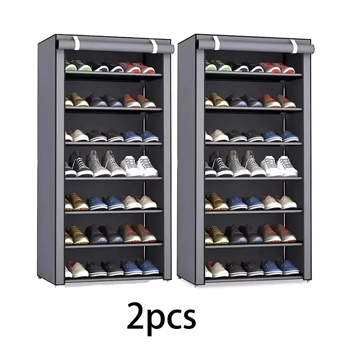 Multilayer Dustproof Shoe Cabinet – Space-Saving Shoe Organizer