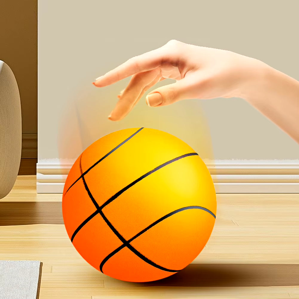 Bouncing Mute Ball - Silent Soft Foam Basketball for Indoor Fun